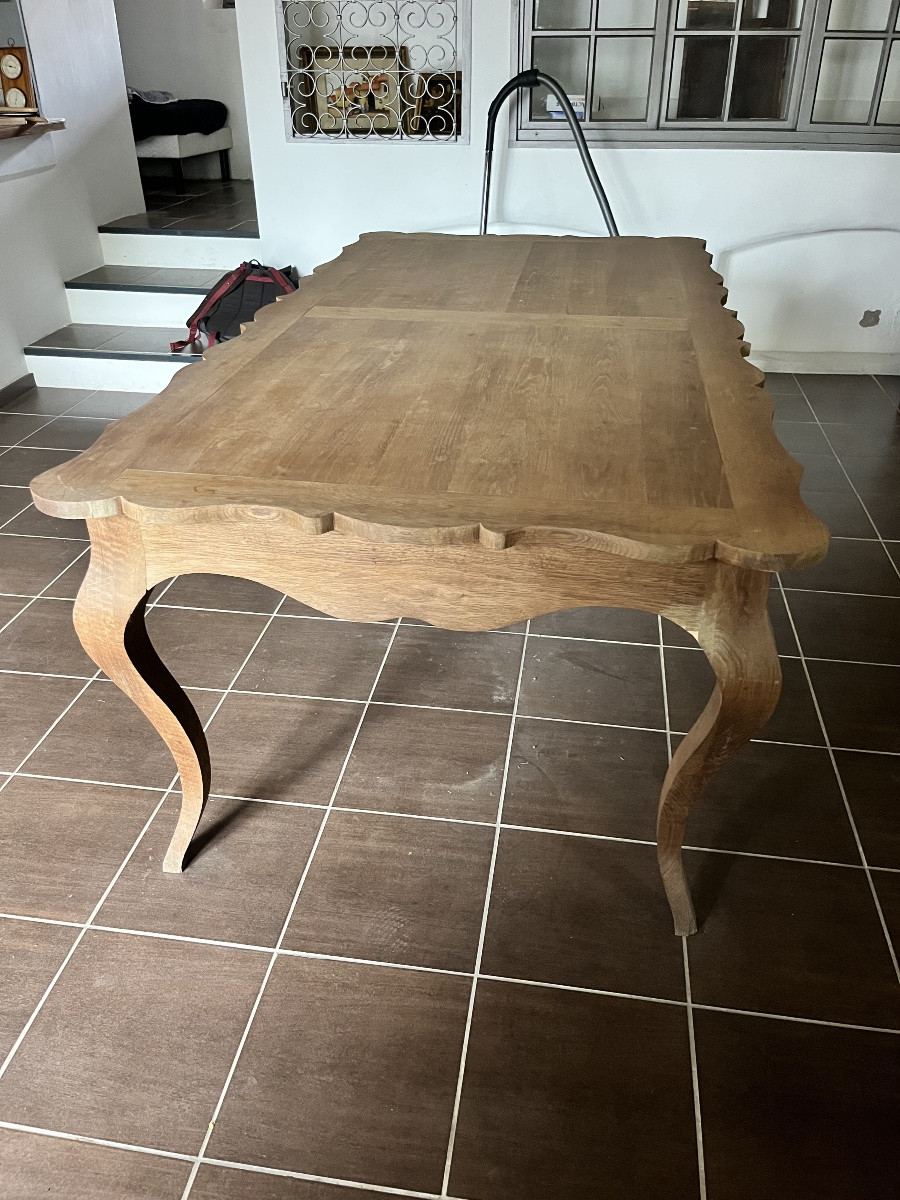 Large Louis XV Style Table 210/110cm-photo-2