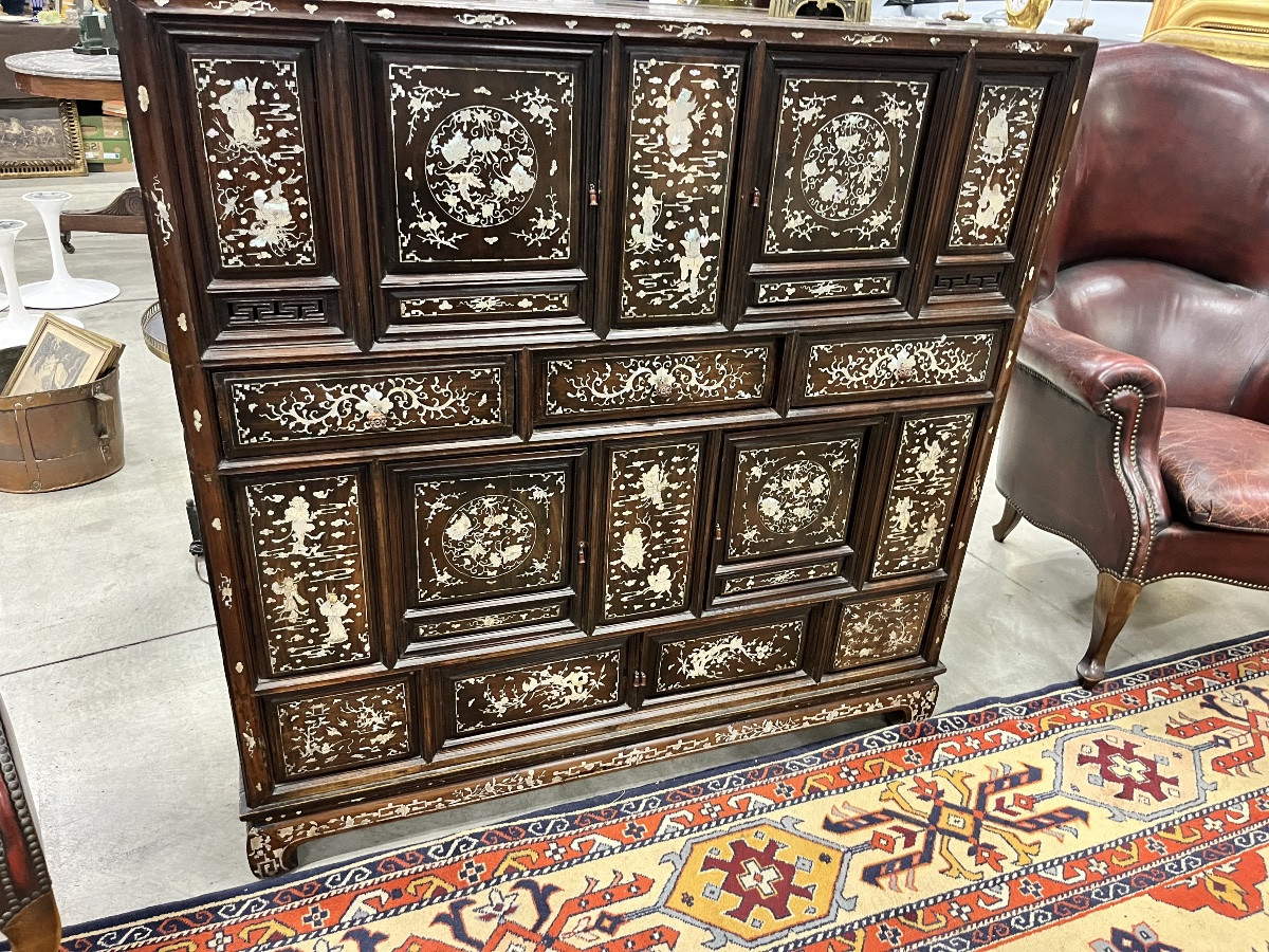 Important Indochinese Cabinet (106/108cm)-photo-2