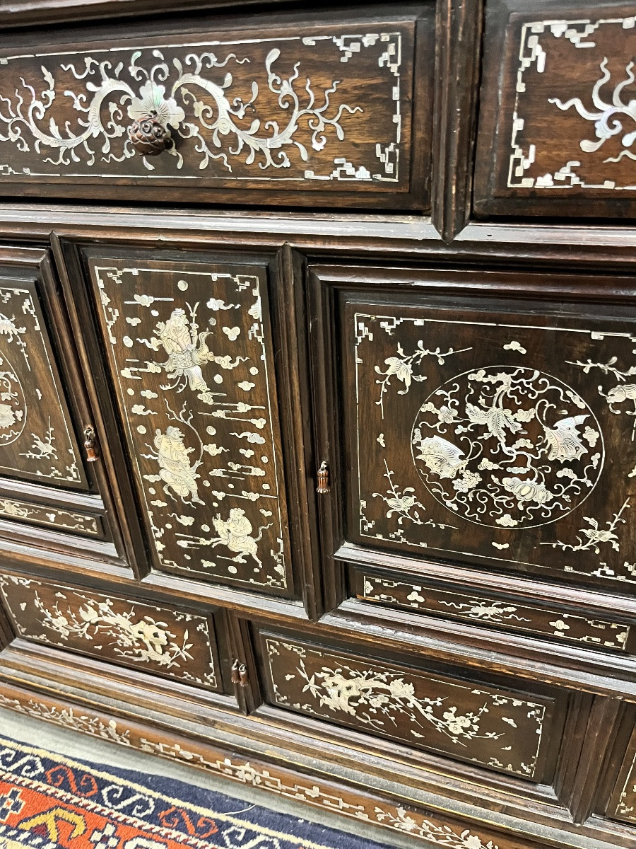 Important Indochinese Cabinet (106/108cm)-photo-5