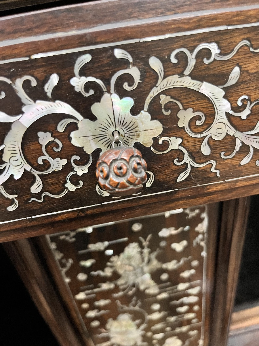 Important Indochinese Cabinet (106/108cm)-photo-8