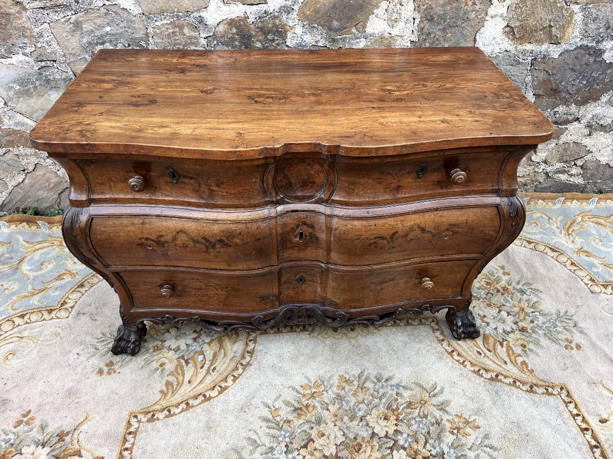 Commode galbée xviiiiem-photo-2