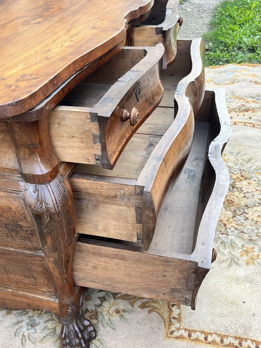 Commode galbée xviiiiem-photo-3
