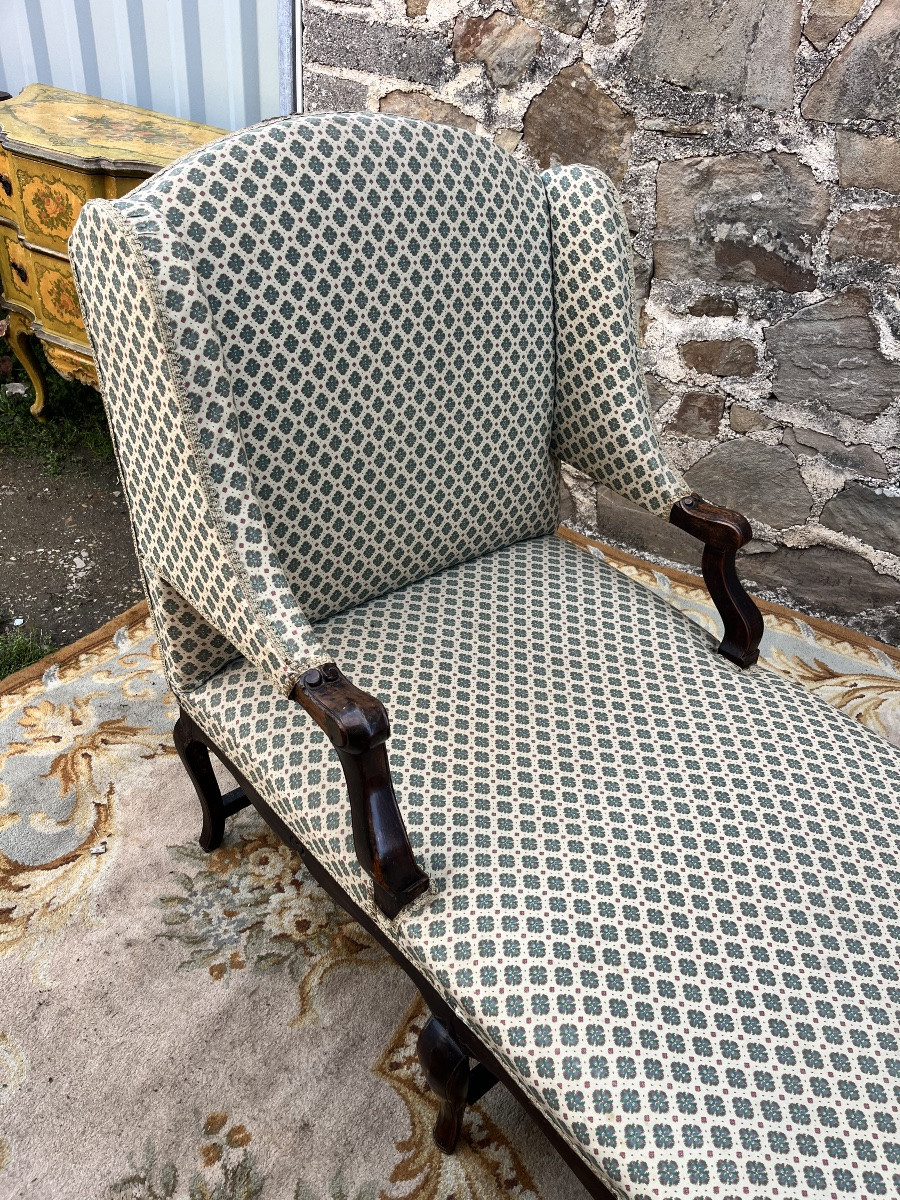 Chaise longue d’époque Louis XV -photo-3