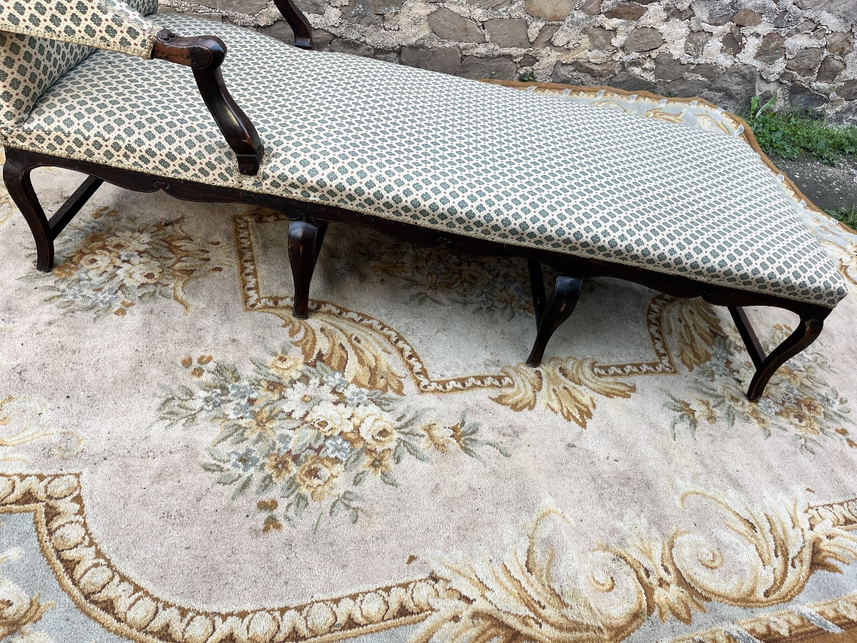 Chaise longue d’époque Louis XV -photo-4