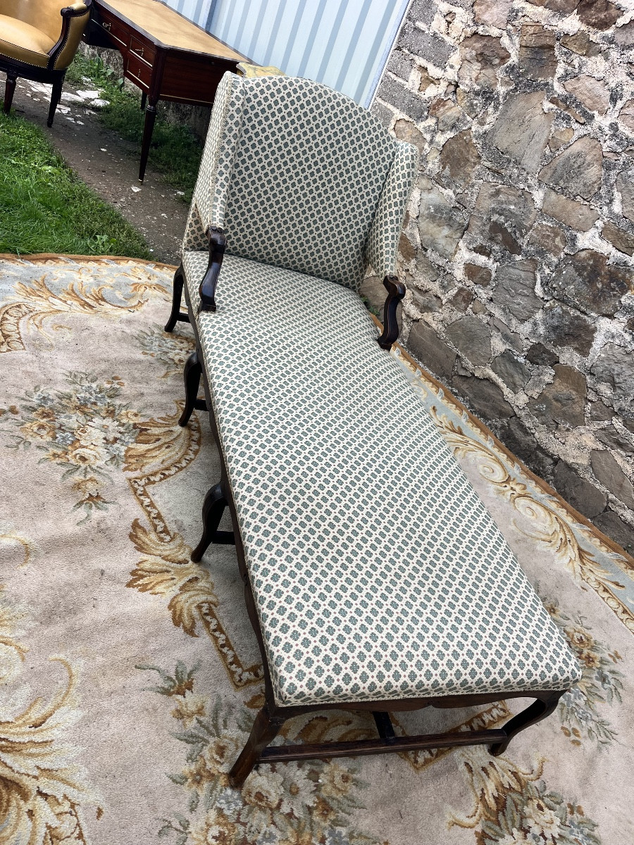 Chaise longue d’époque Louis XV 