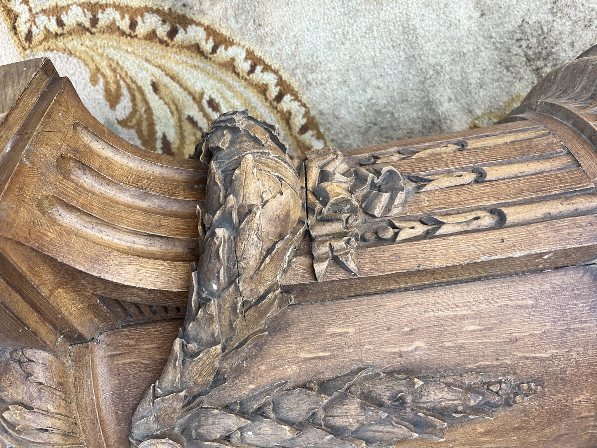Socle en bois sculpté -photo-4