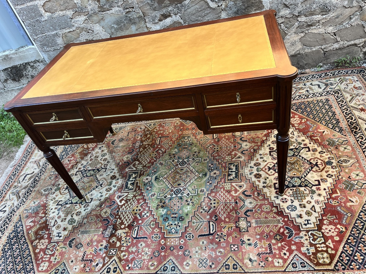 Bureau plat de style Louis XVI -photo-2