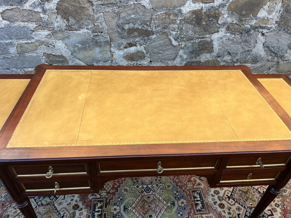 Bureau plat de style Louis XVI -photo-4