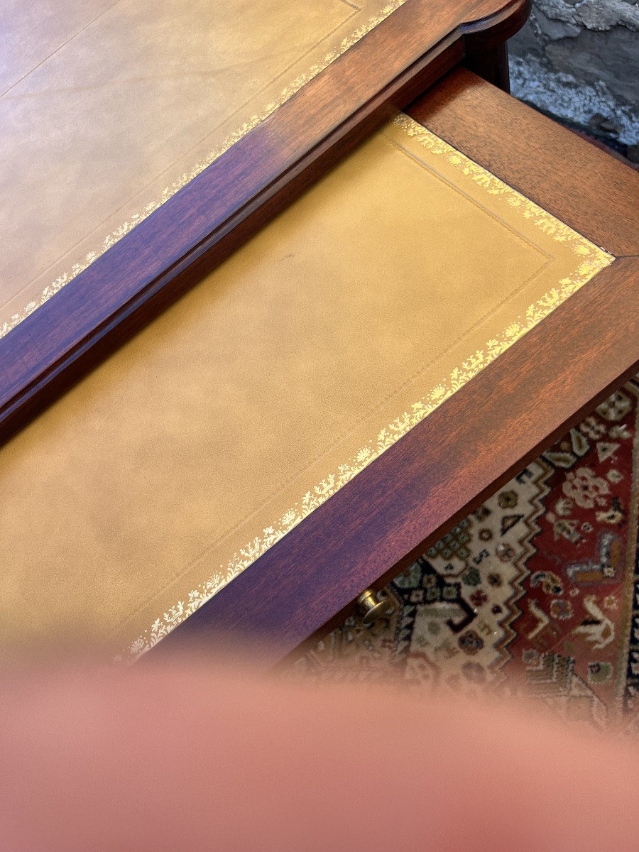 Bureau plat de style Louis XVI -photo-1