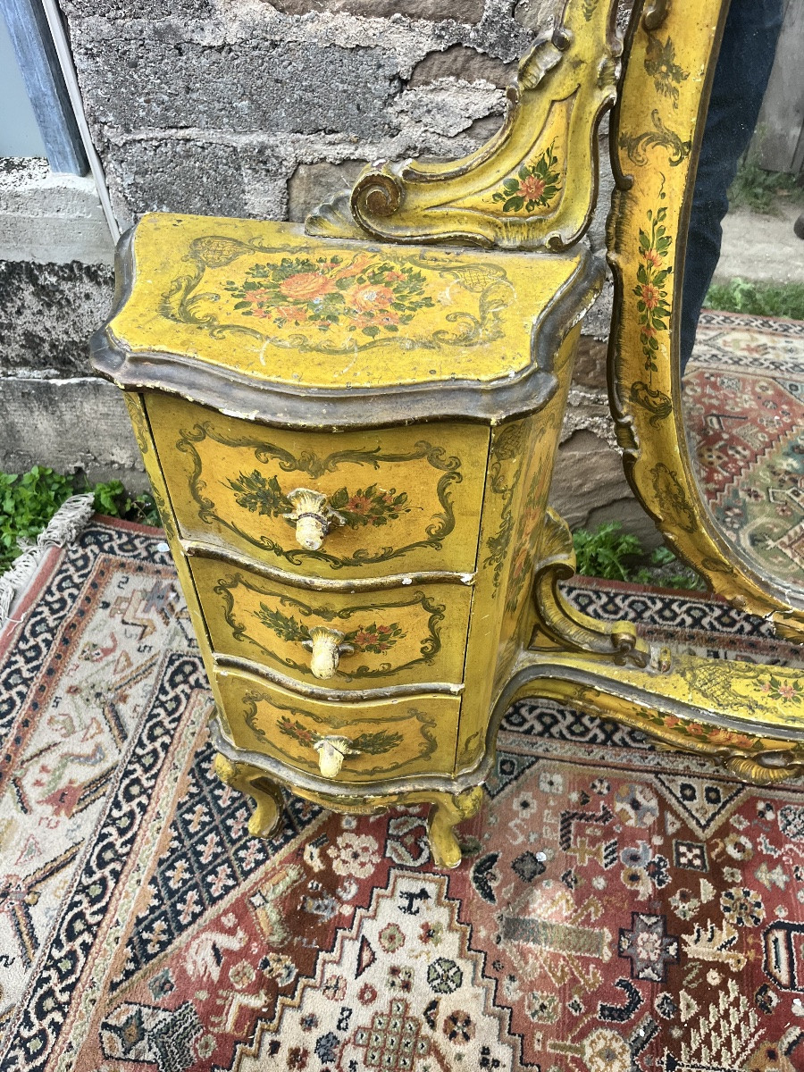 Venetian Dressing Table In Painted Wood -photo-2