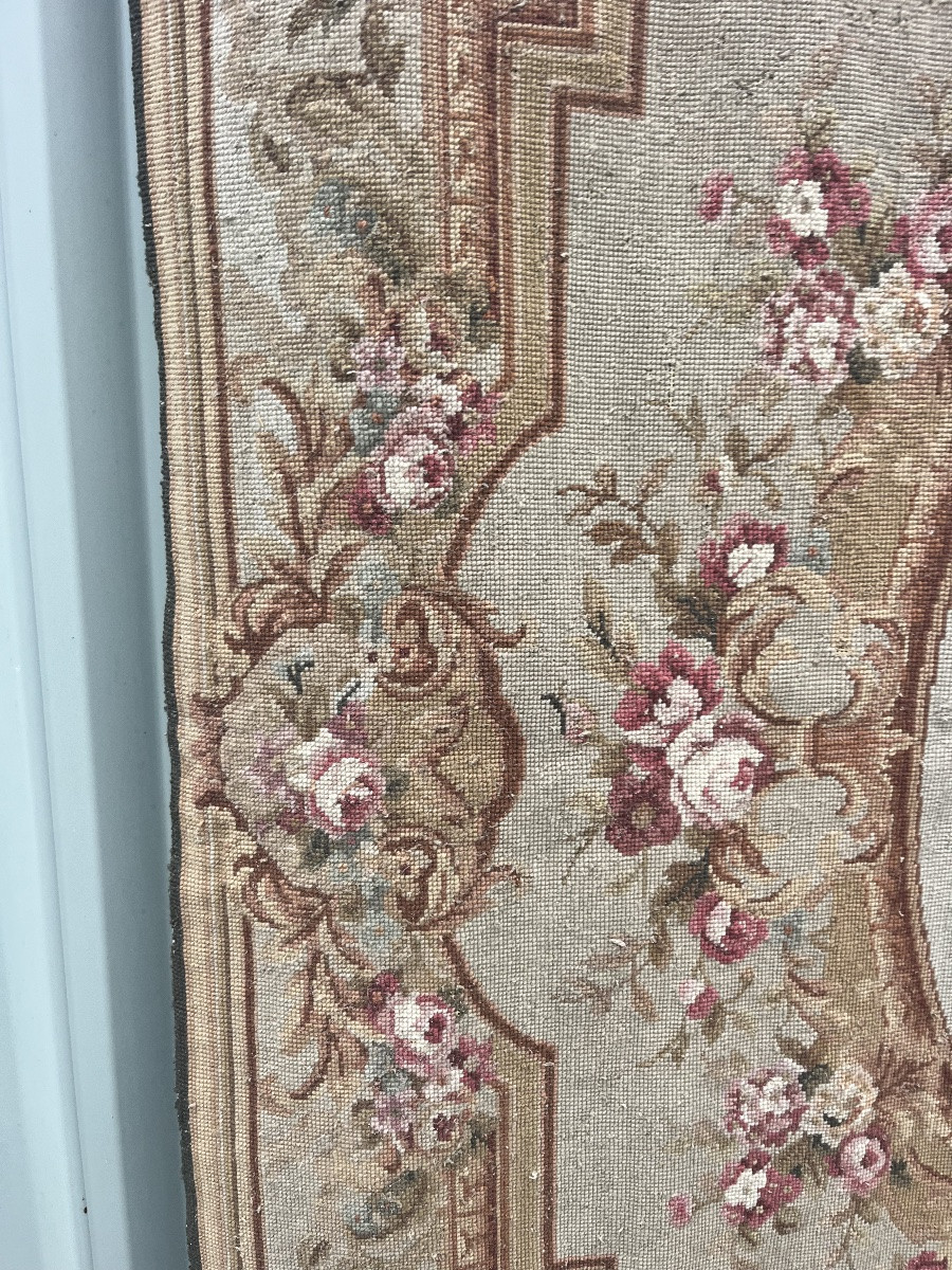 19th Century Aubusson Rug (187/118cm)-photo-1