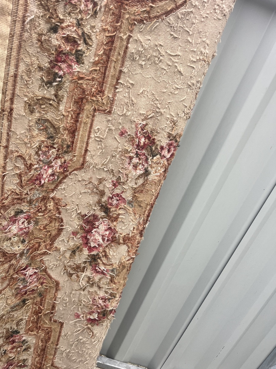 19th Century Aubusson Rug (187/118cm)-photo-6