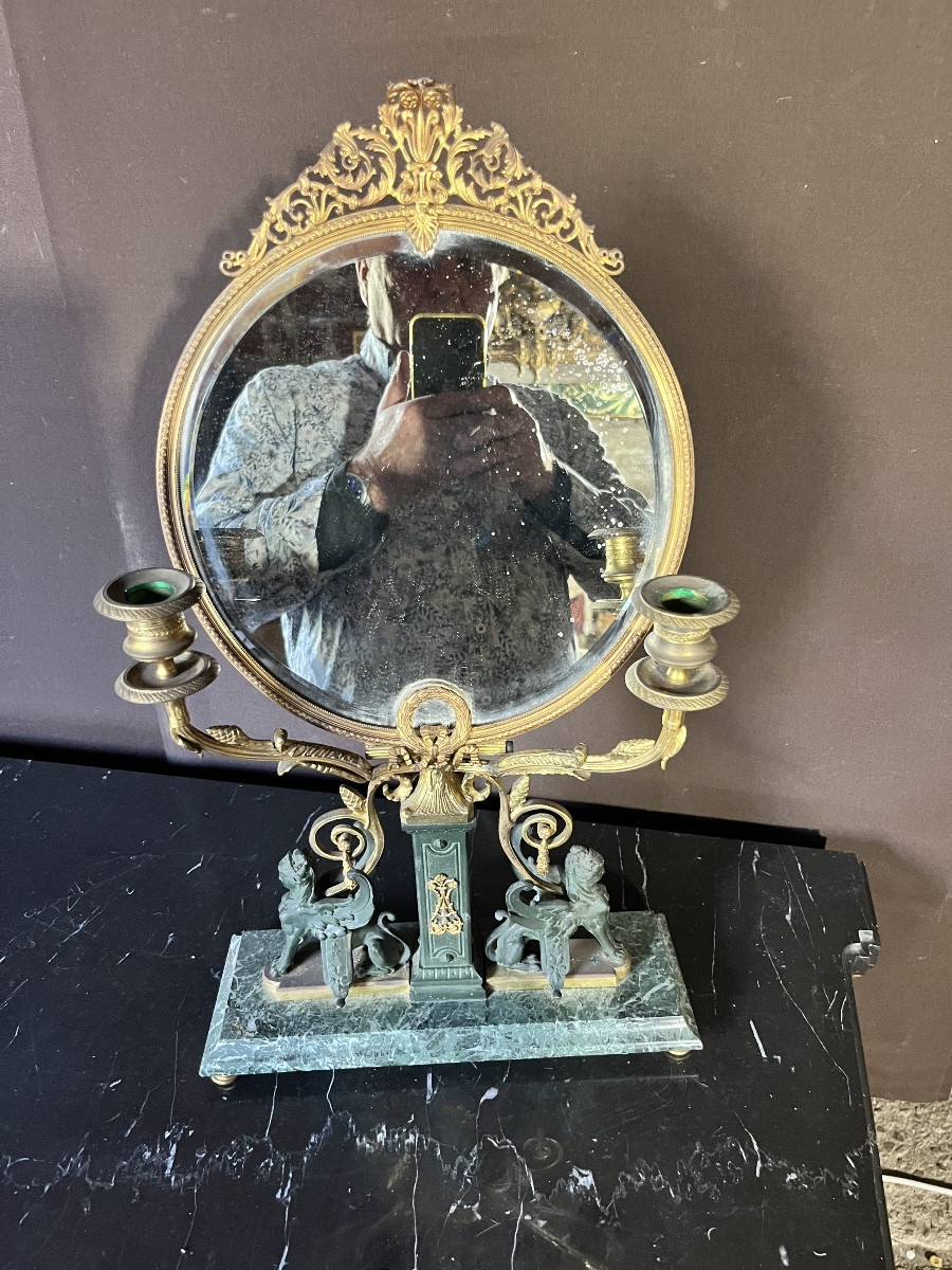 Empire Style Table Mirror 