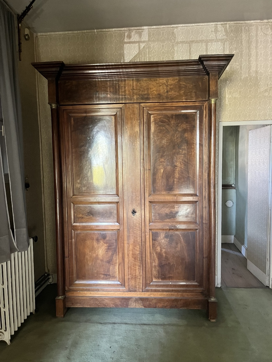 Empire Walnut Wardrobe 