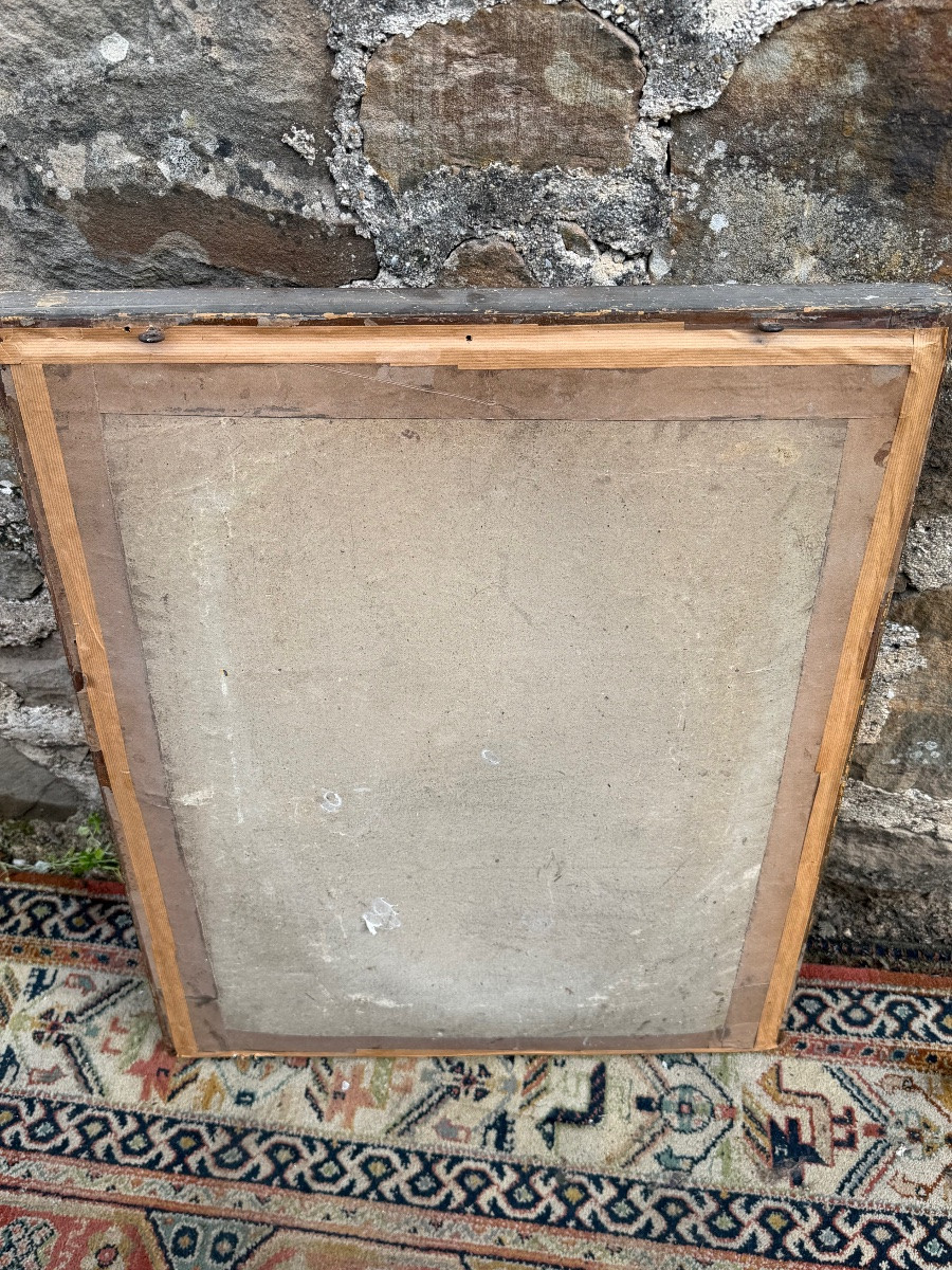 D’APRÈS E. L. VIGÉE LE BRUN (1755-1842), PORTRAIT DE LA BARONNE DE CRUSSOL, XIXE-photo-3