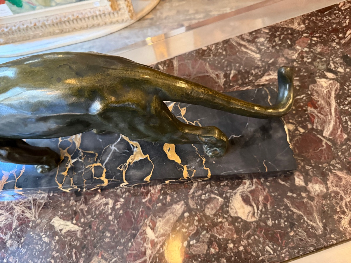 Panthère en bronze de Serges Zelikson-photo-1