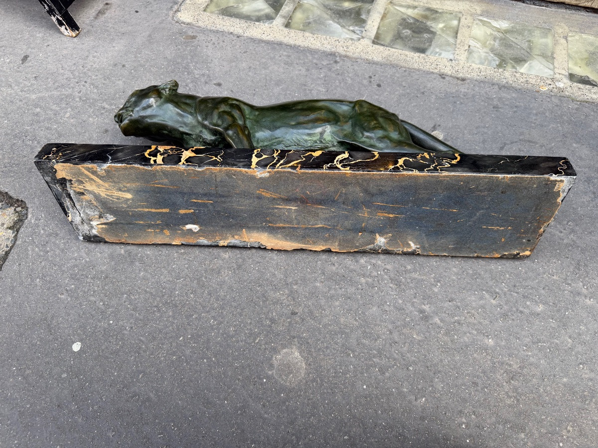 Panthère en bronze de Serges Zelikson-photo-6