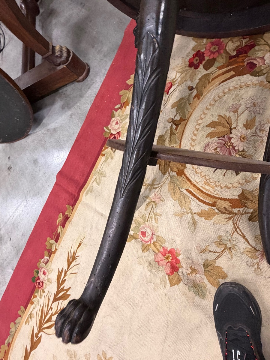 Gueridon empire à tête d’aigle -photo-5