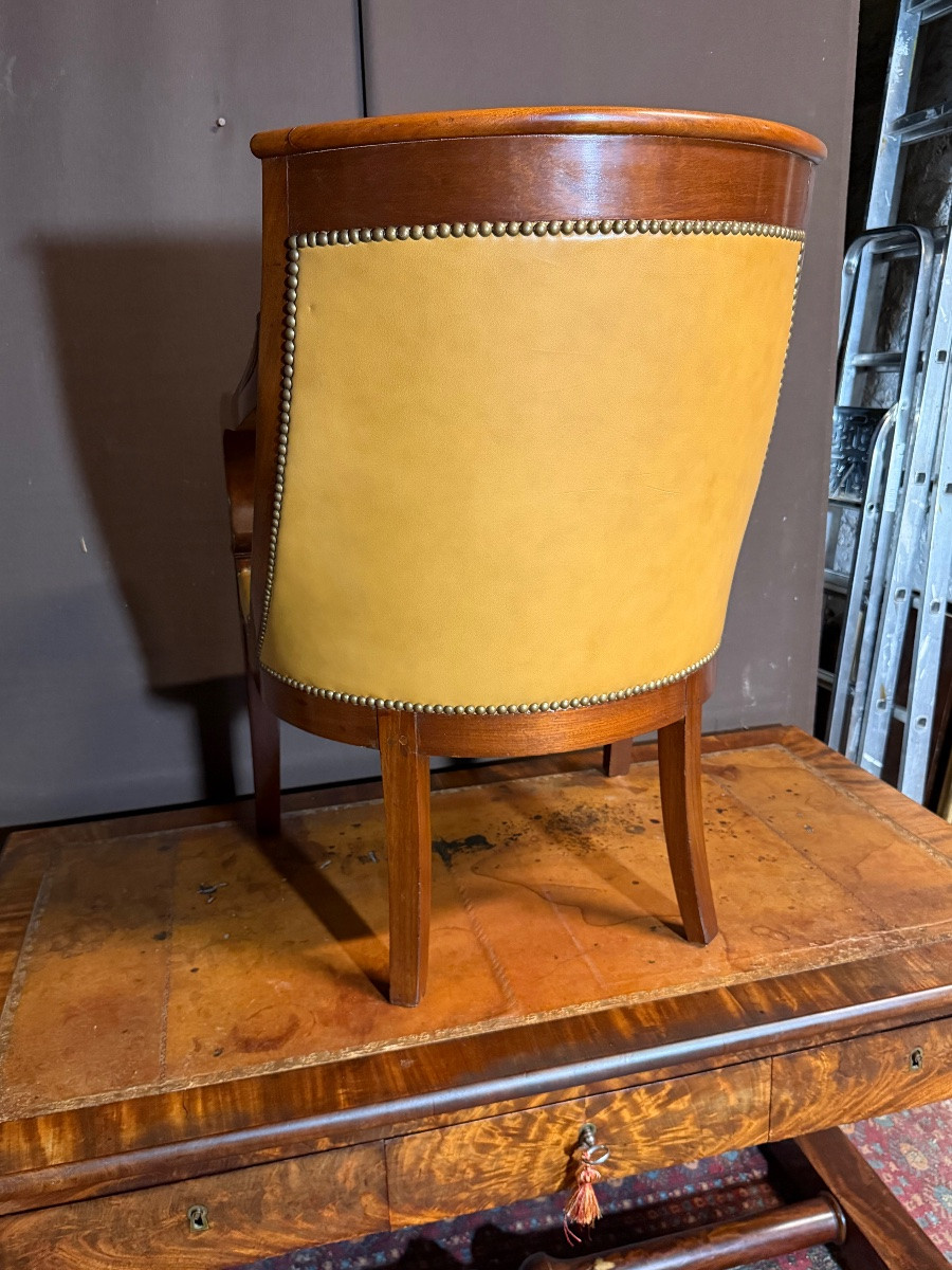 Fauteuil gondole d’époque empire -photo-2