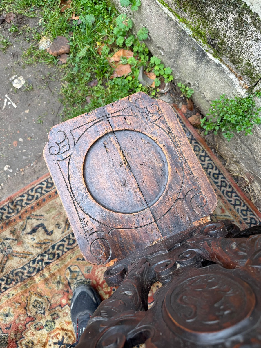 Série de six chaises renaissance italienne -photo-5