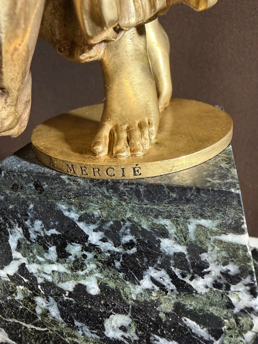 Antonin Mercié (1845-1916) Orientalist Bronze, Art Nouveau -photo-4