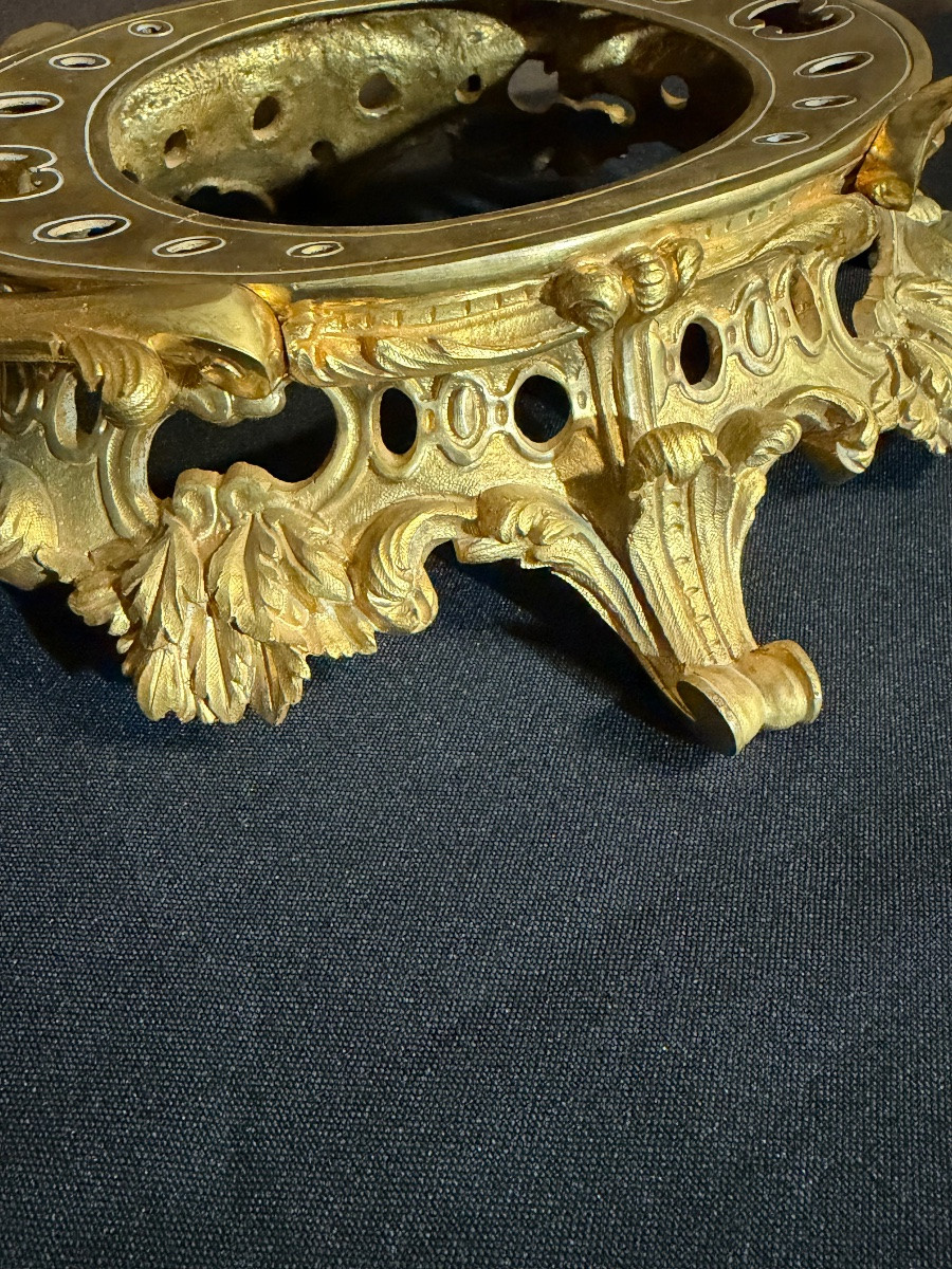 Crystal And Gilt Bronze Bowl -photo-2