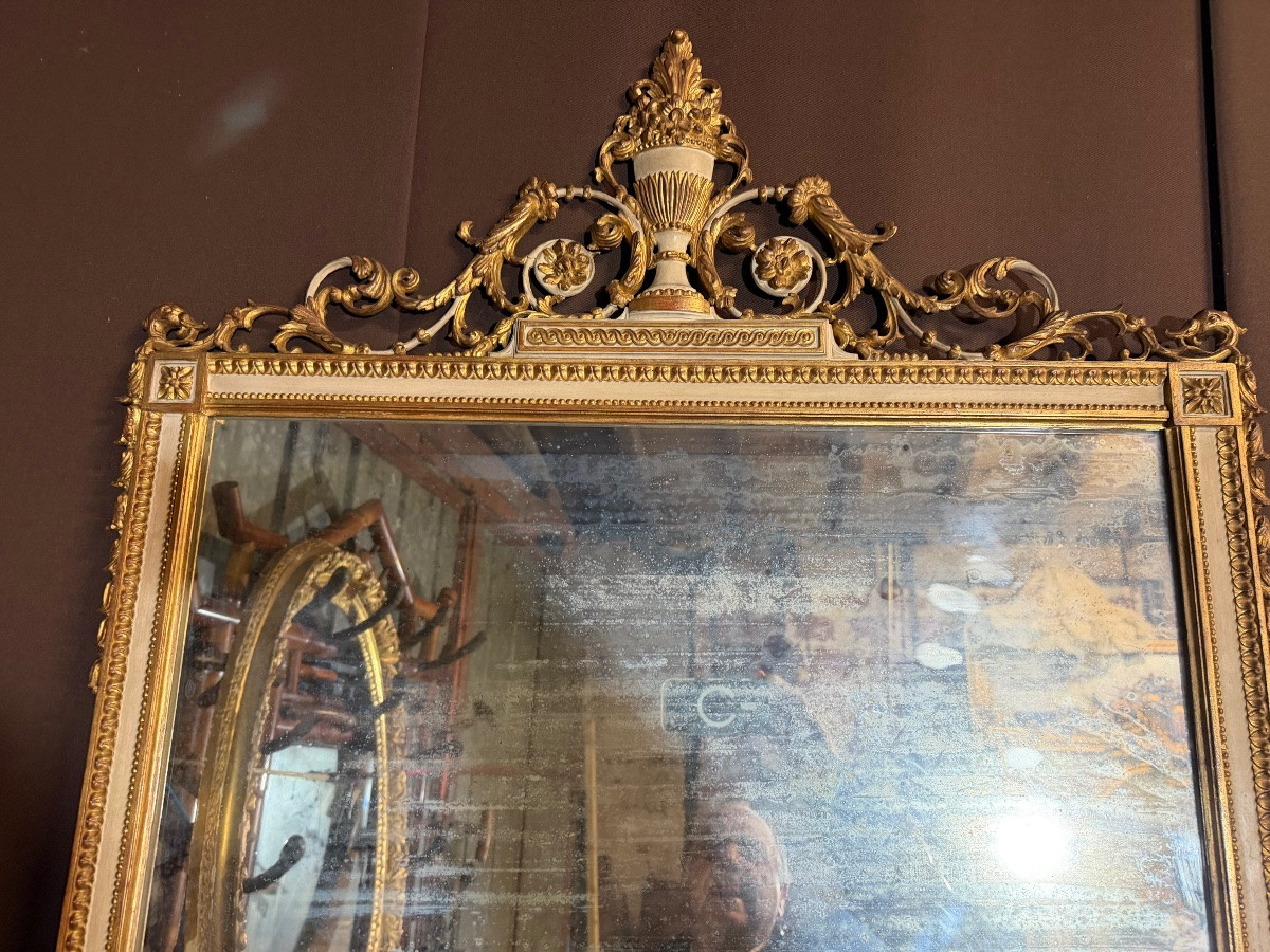 Pair Of Louis XVI Style Mirrors -photo-3