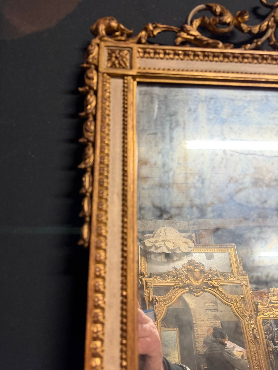 Pair Of Louis XVI Style Mirrors -photo-4