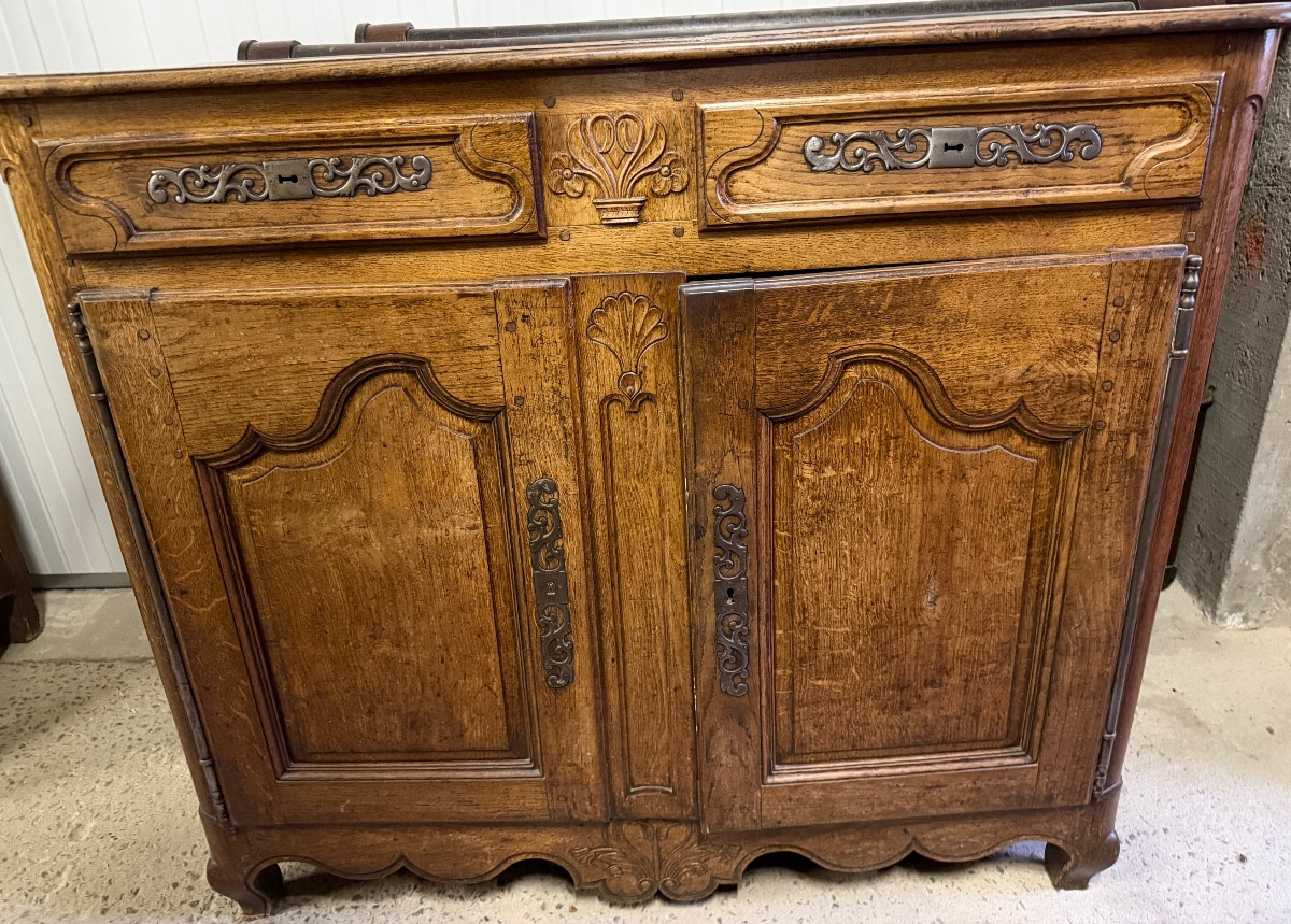 Louis XV Period Oak Sideboard 