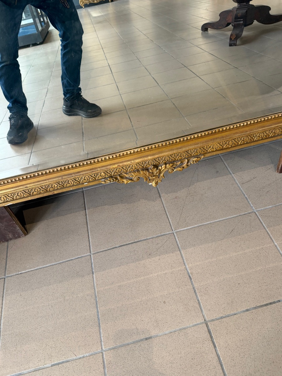 Important miroir de style Louis XVI (210/132cm)-photo-4