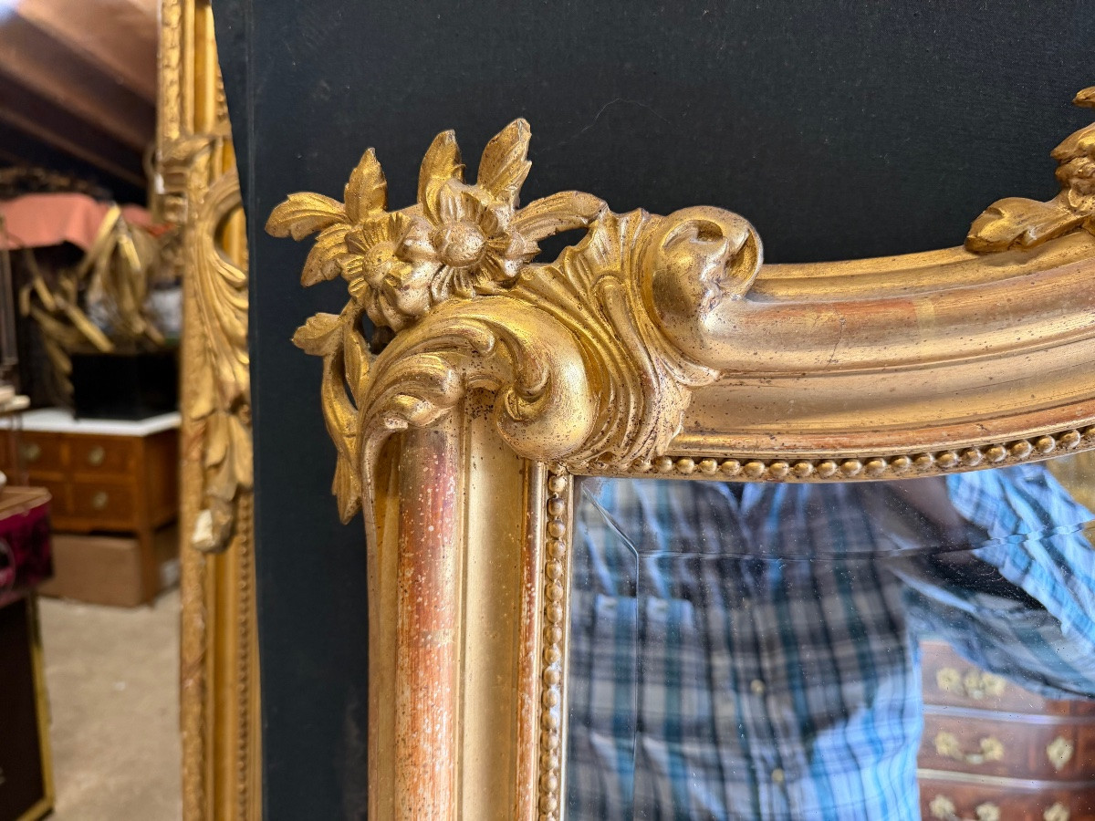 Louis XV Style Giltwood Mirror -photo-4