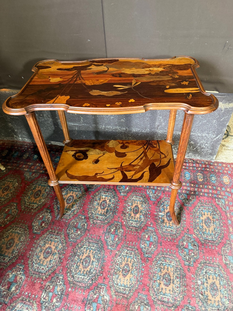 Gallé Marquetry Table -photo-3