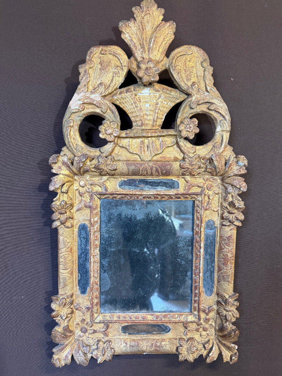 Petit miroir d’époque régence 