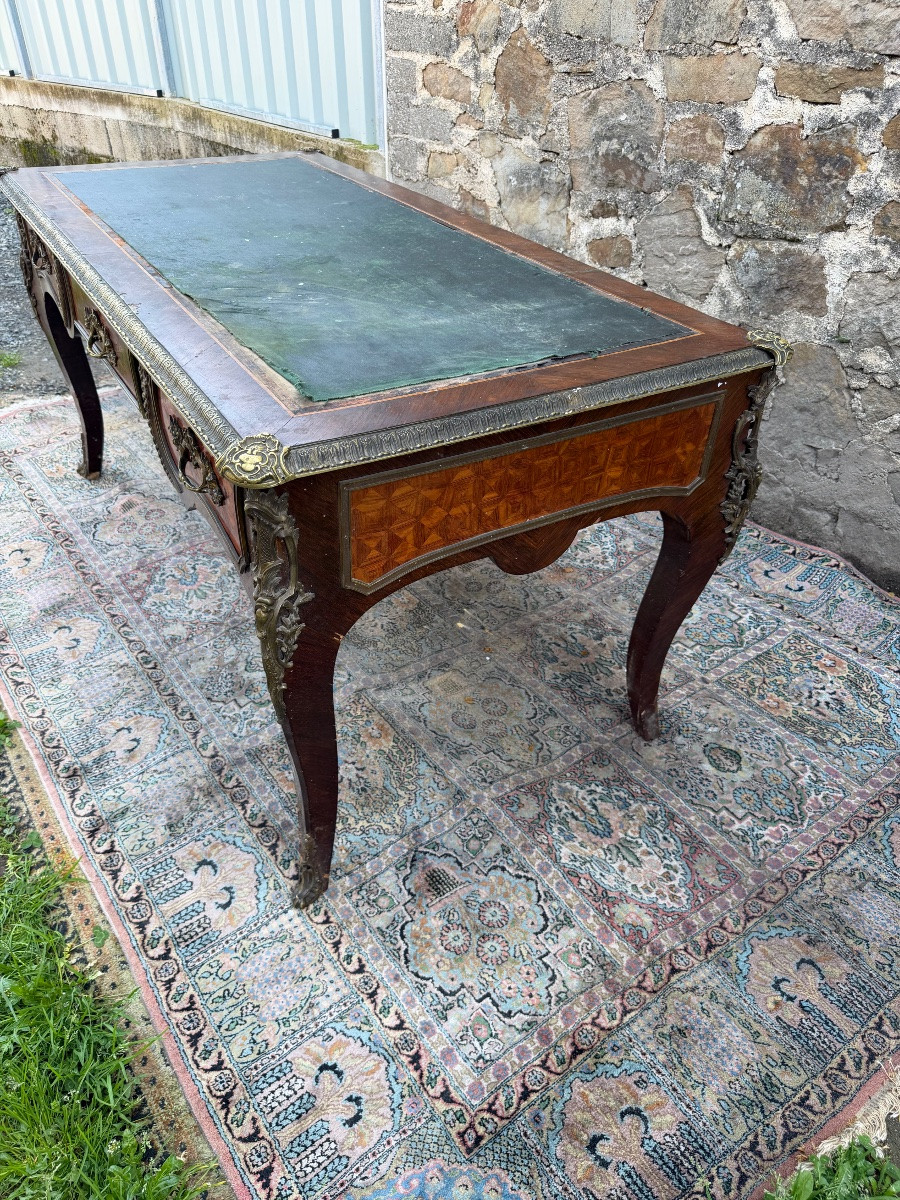 Bureau plat de style Louis XV -photo-2