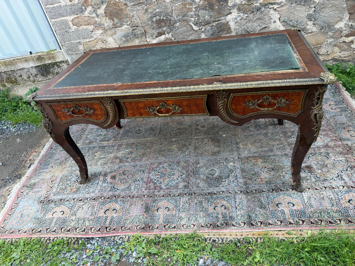Bureau plat de style Louis XV -photo-6