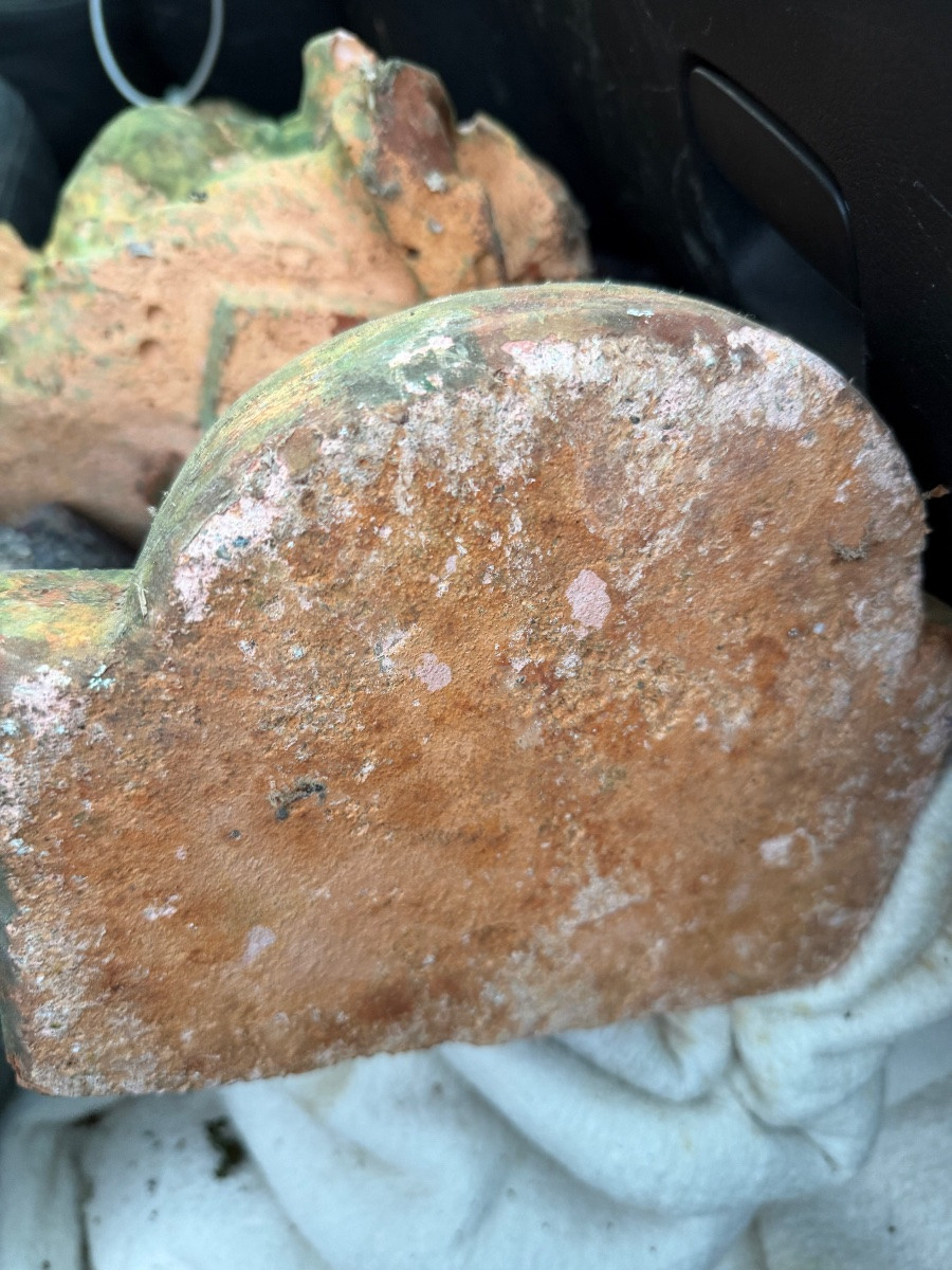 Buste de jardin en terre cuite -photo-7