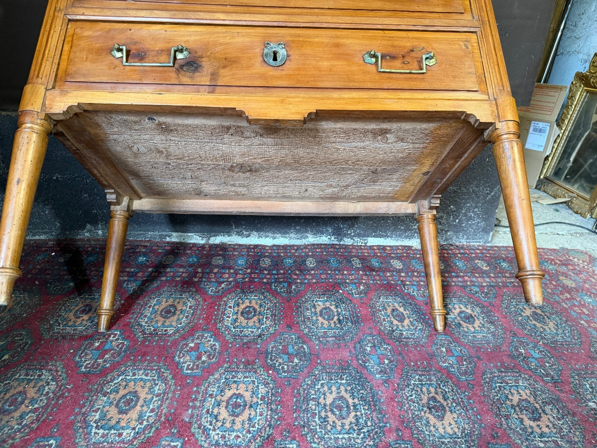 Petite commode sauteuse d’époque Louis XVI -photo-3
