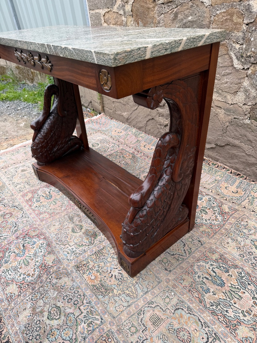 Console aux dauphins de style empire -photo-2