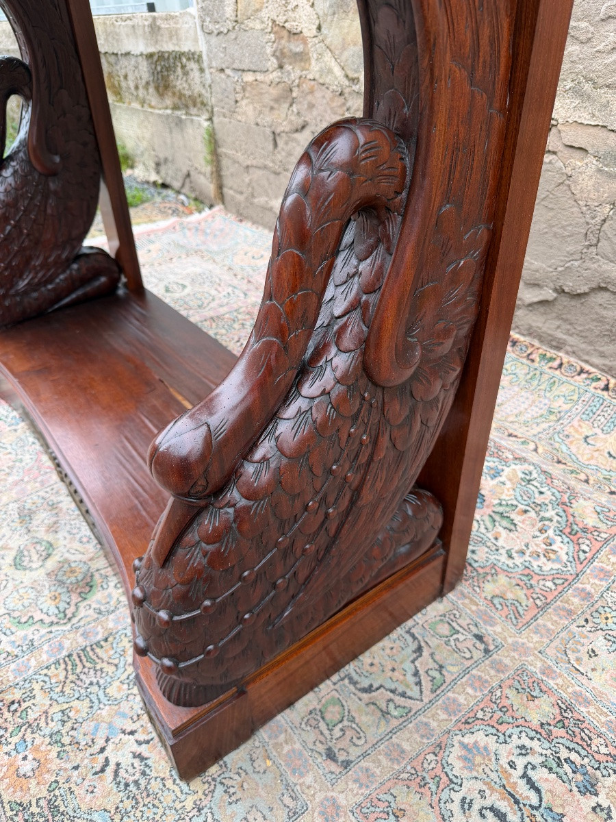 Console aux dauphins de style empire -photo-3