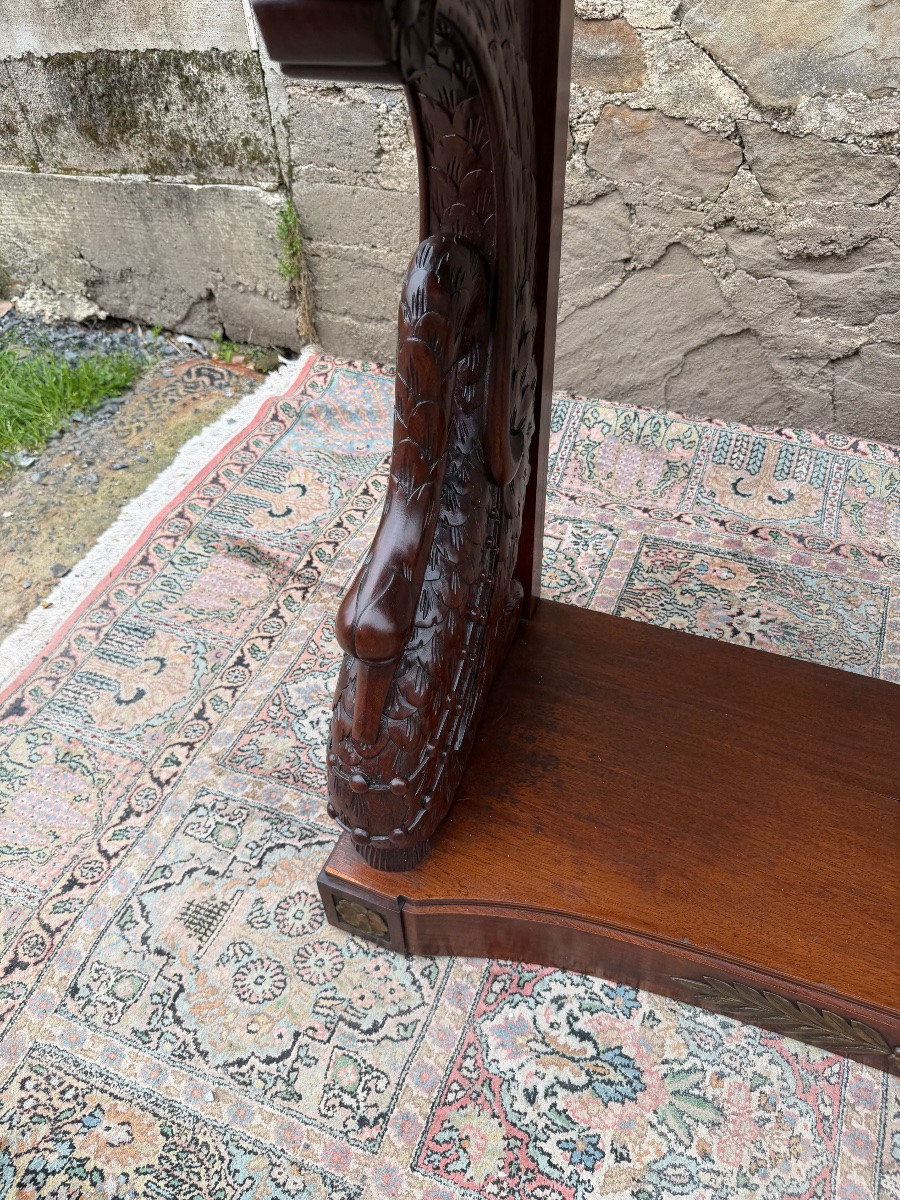 Console aux dauphins de style empire -photo-1