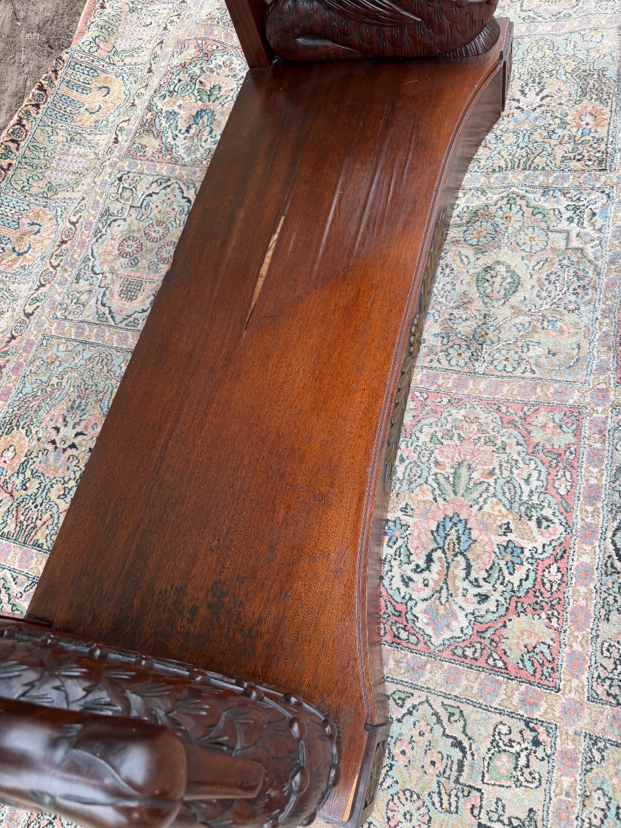 Console aux dauphins de style empire -photo-3