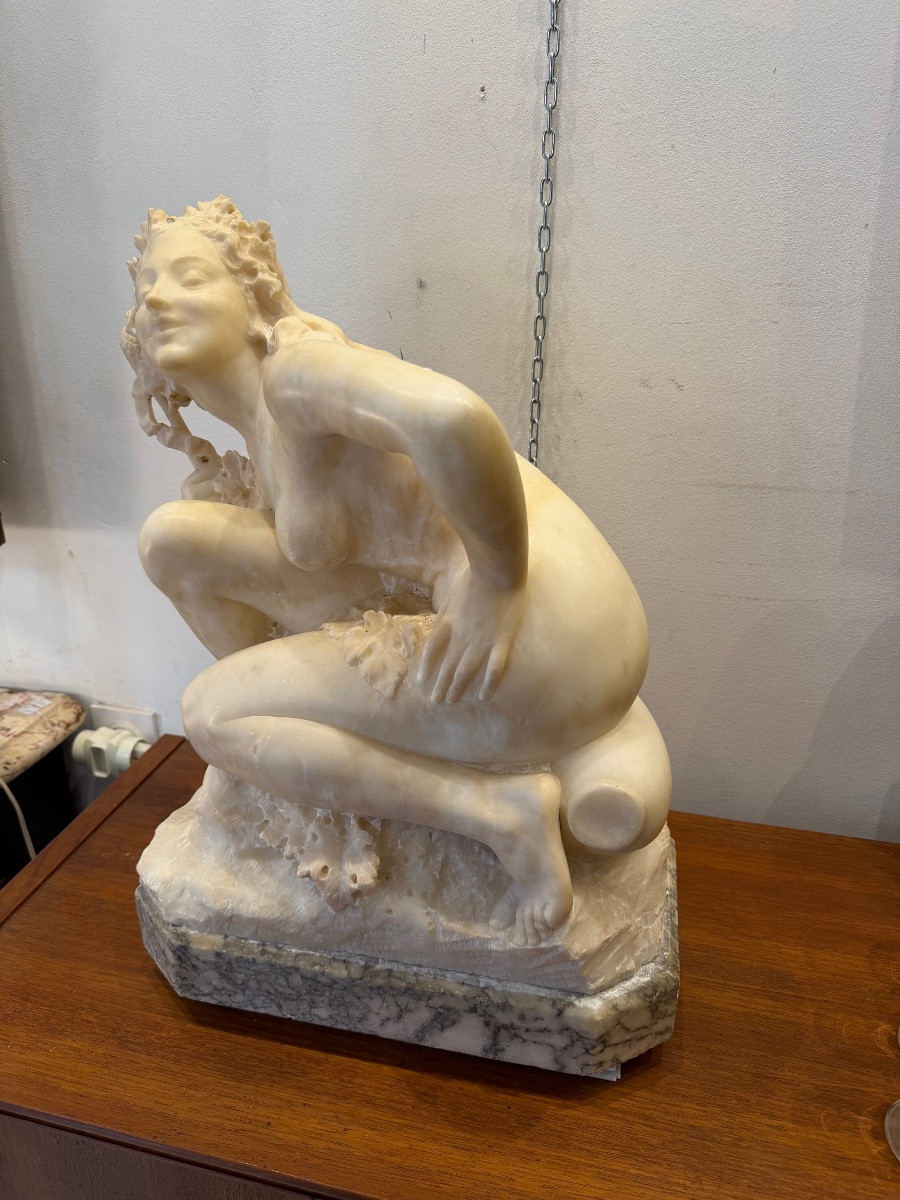 Guglielmo Pugi (1850-1915) Young Woman In White Marble -photo-4