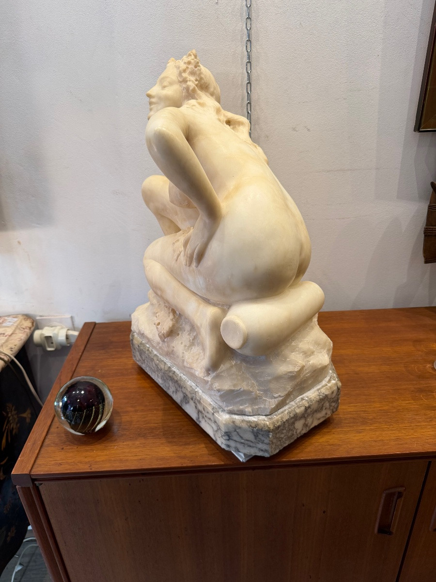 Guglielmo Pugi (1850-1915) Young Woman In White Marble -photo-1