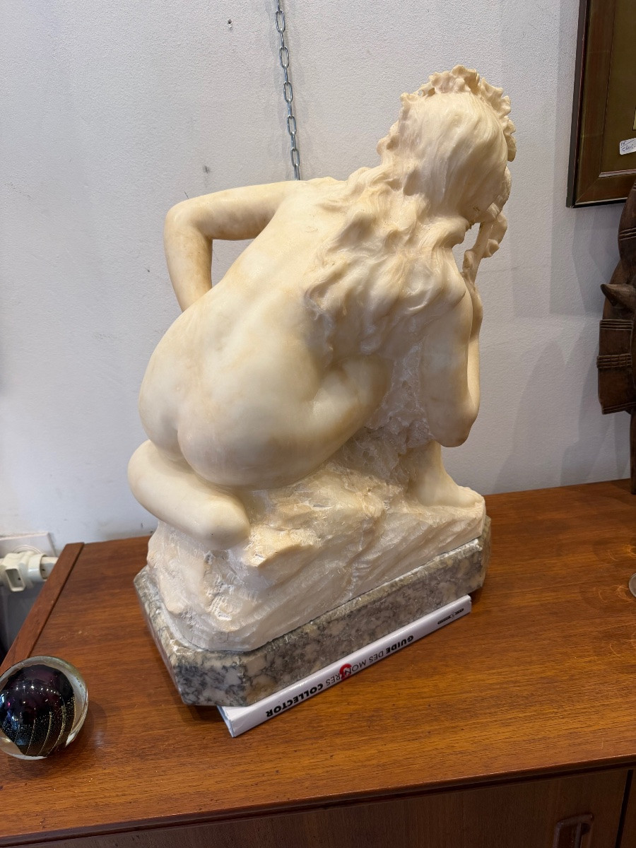 Guglielmo Pugi (1850-1915) Young Woman In White Marble -photo-2