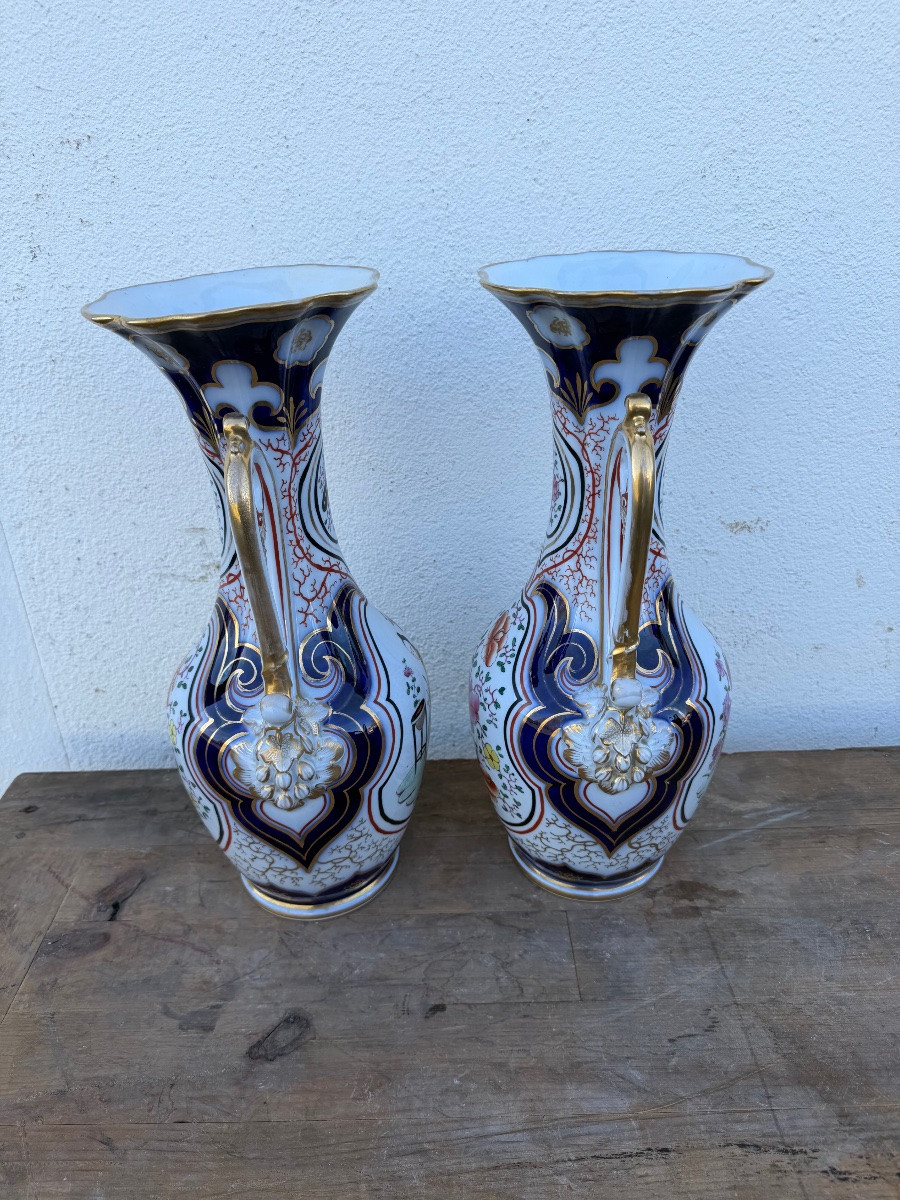 Valentine Saint Gaudens paires d’important vases pansus -photo-4