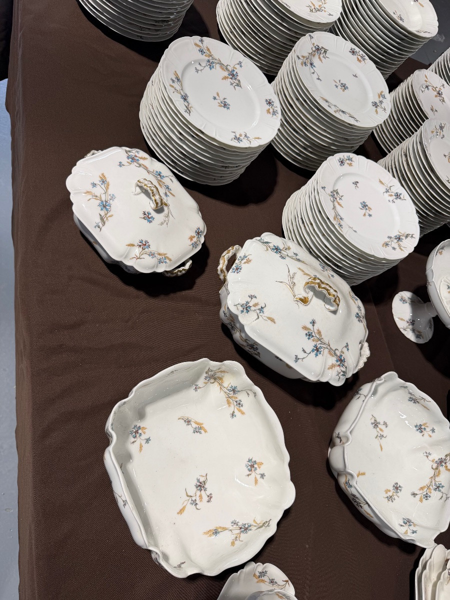 Important 170-piece Service In Haviland Limoges Porcelain-photo-3