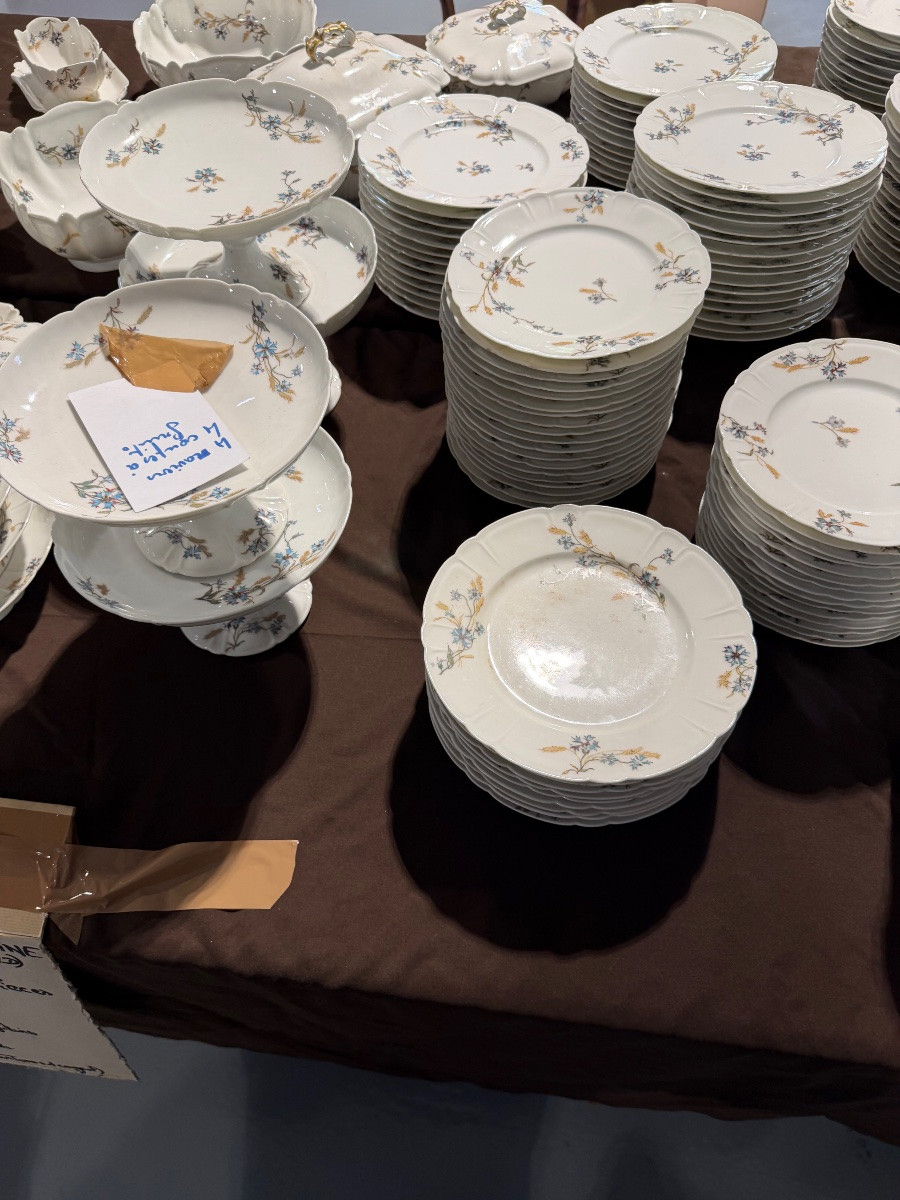 Important 170-piece Service In Haviland Limoges Porcelain-photo-1