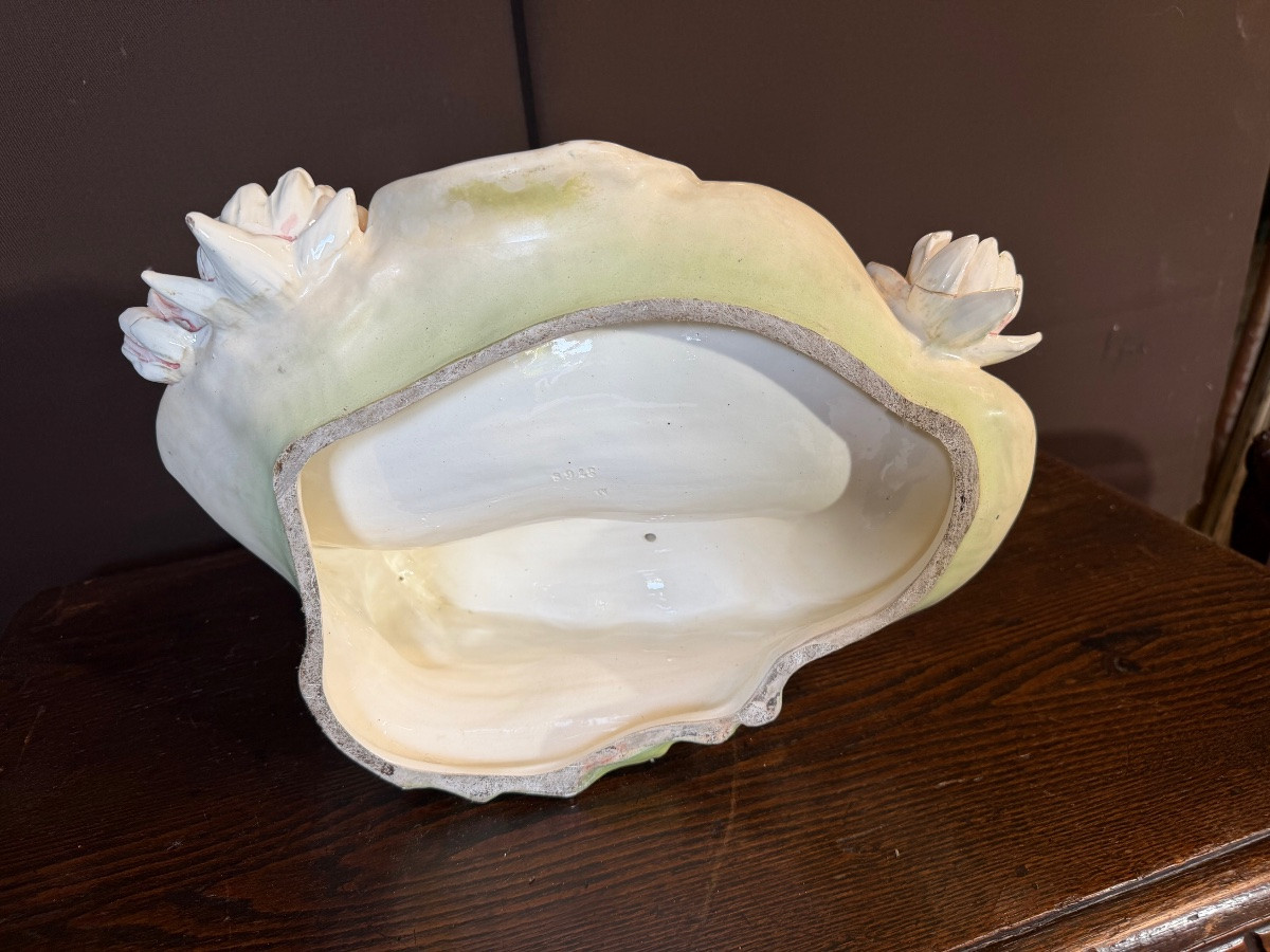 Large Art Nouveau Porcelain Bowl-photo-5