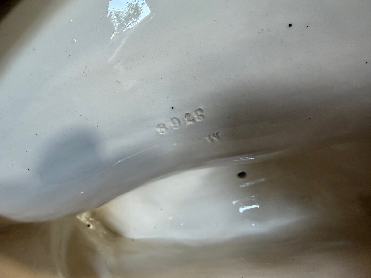 Large Art Nouveau Porcelain Bowl-photo-6