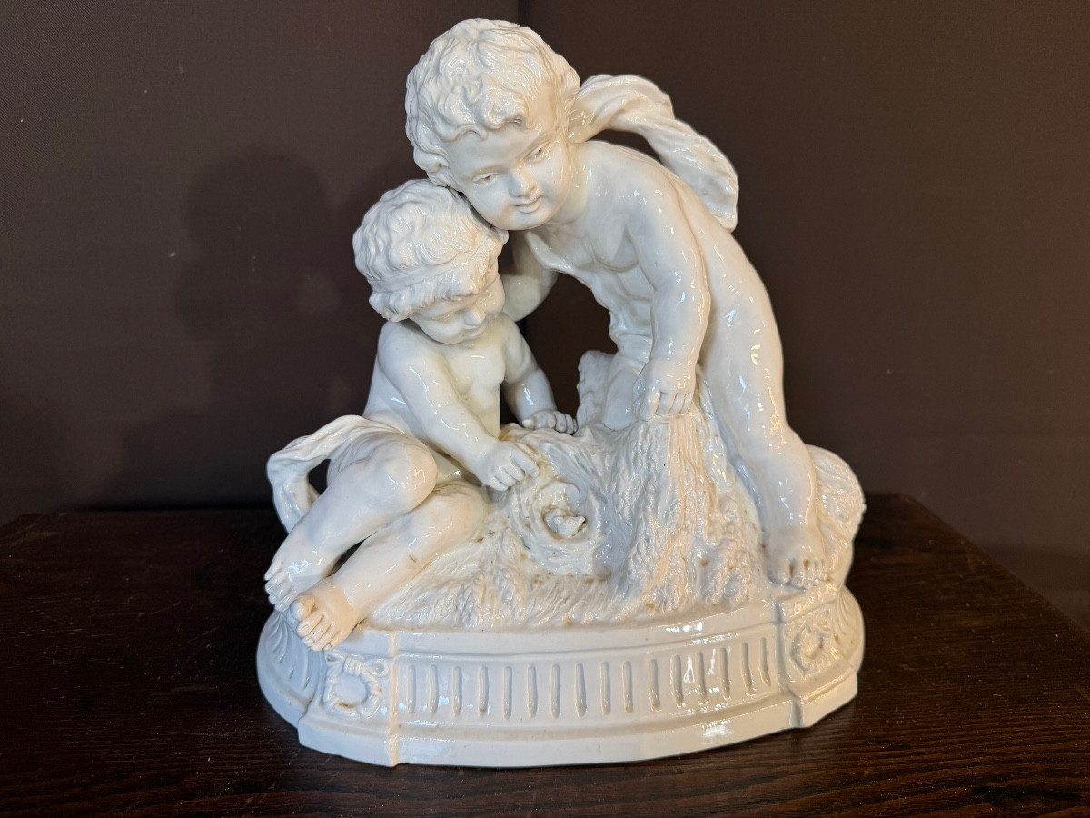 Angelots en porcelaine de Capodimonte